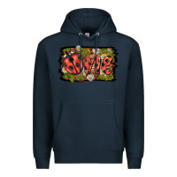 Navy ladybug one background Premium Hoodie - BarkalooDesign
