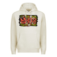 Oatmeal Heather ladybug one background Premium Hoodie - BarkalooDesign