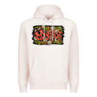 Pale Pink ladybug one background Premium Hoodie - BarkalooDesign