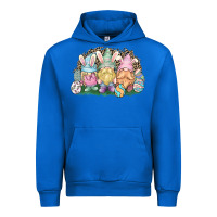 Cobalt Easter Day gnomes Urban Hoodie - NancyCooperArtShop