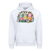 White Easter Day gnomes Urban Hoodie - NancyCooperArtShop