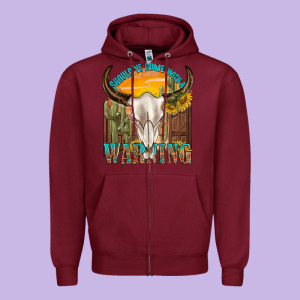 Shouldve Come With A Warning Zipper Hoodie Designed By Texasbilliewilder