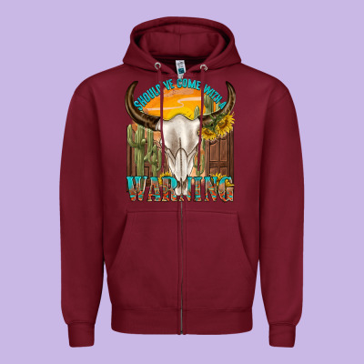 Zipper Hoodie shouldve come with a warning