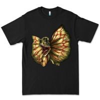 Black dilophosaurus face Premium Tee - LillyAllenDesigns