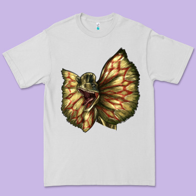 Dilophosaurus Face Premium Tee Designed By Lillyallendesigns