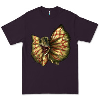Plum dilophosaurus face Premium Tee - LillyAllenDesigns