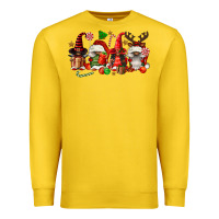 Lemon christmas afro gnomies Premium Sweatshirt - FaDigitalArtStudio