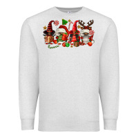 Oatmeal Heather christmas afro gnomies Premium Sweatshirt - FaDigitalArtStudio