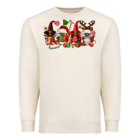 Sandshell christmas afro gnomies Premium Sweatshirt - FaDigitalArtStudio