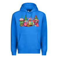 True Royal pink christmas gnomes coffee cups Premium Hoodie - Jasminsmagicworld
