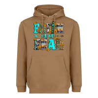 Toasted Coconut faith over fear Heavyweight Hoodie - Zillion Design Studio