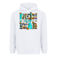 White faith over fear Heavyweight Hoodie - Zillion Design Studio