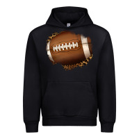 Black leopard american football patch Urban Hoodie - Jasminsmagicworld