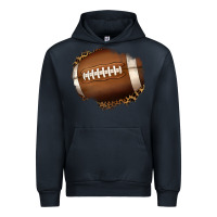 Navy leopard american football patch Urban Hoodie - Jasminsmagicworld