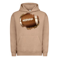 Pigment Burro leopard american football patch Urban Hoodie - Jasminsmagicworld