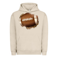 Pigment French Oak leopard american football patch Urban Hoodie - Jasminsmagicworld