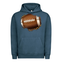 Leopard American Football Patch Urban Hoodie | Teevron