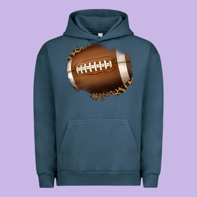 Leopard American Football Patch Urban Hoodie Designed By Jasminsmagicworld