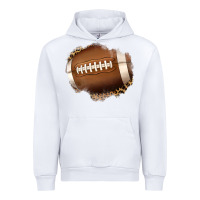 White leopard american football patch Urban Hoodie - Jasminsmagicworld