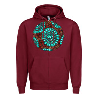 Burgundy Gemstone Christmas Zipper Hoodie - RanaPortraitStore