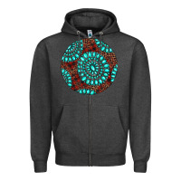 Charcoal Heather Gemstone Christmas Zipper Hoodie - RanaPortraitStore