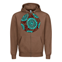 Chestnut Gemstone Christmas Zipper Hoodie - RanaPortraitStore