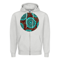 Dove Grey Gemstone Christmas Zipper Hoodie - RanaPortraitStore