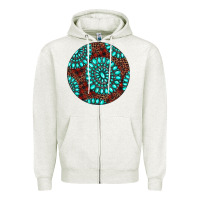 Oatmeal Heather Gemstone Christmas Zipper Hoodie - RanaPortraitStore