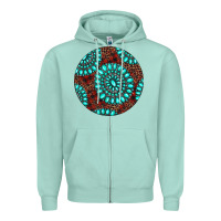 Seafoam Gemstone Christmas Zipper Hoodie - RanaPortraitStore