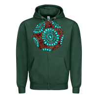 Sports Green Gemstone Christmas Zipper Hoodie - RanaPortraitStore