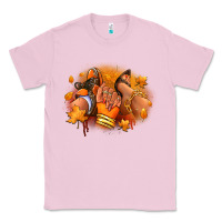 Bubblegum Pink Fall sneaker and heel afro woman Classic Tee - RanaPortraitStore