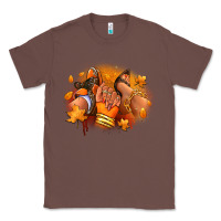Chestnut Fall sneaker and heel afro woman Classic Tee - RanaPortraitStore