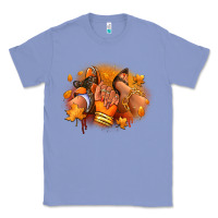 Colony Blue Fall sneaker and heel afro woman Classic Tee - RanaPortraitStore