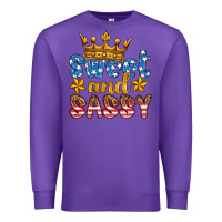 Purple usa sweet and sassy Premium Sweatshirt - HRA Design Shop