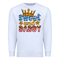 White usa sweet and sassy Premium Sweatshirt - HRA Design Shop