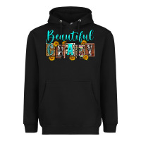Black beautiful crazy Heavyweight Hoodie - Zillion Design Studio
