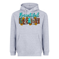 Heather Grey beautiful crazy Heavyweight Hoodie - Zillion Design Studio