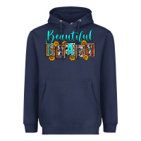 Navy beautiful crazy Heavyweight Hoodie - Zillion Design Studio