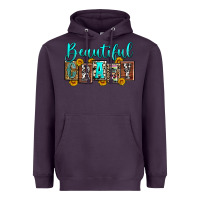 Plum beautiful crazy Heavyweight Hoodie - Zillion Design Studio