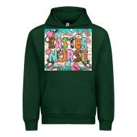 Foreset Green Easter Day Nurse Urban Hoodie - NancyCooperArtShop