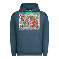 Pigment Midnight Navy Easter Day Nurse Urban Hoodie - NancyCooperArtShop