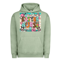 Pigment Oil Green Easter Day Nurse Urban Hoodie - NancyCooperArtShop