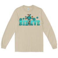 Mushroom western turquoise's gemstones cross believe Long Sleeve Tee - BarkalooDesign