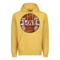 Antique Gold hello love bug ladybug ornament Premium Hoodie - BarkalooDesign