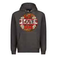 Smoke hello love bug ladybug ornament Premium Hoodie - BarkalooDesign