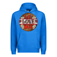 True Royal hello love bug ladybug ornament Premium Hoodie - BarkalooDesign