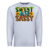 Heather Grey sweet and sassy Premium Sweatshirt - HRA Design Shop