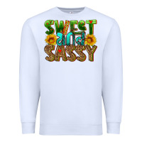 White sweet and sassy Premium Sweatshirt - HRA Design Shop