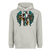 Moon Dust western wings cross Heavyweight Hoodie - RanaPortraitStore