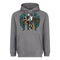 Storm western wings cross Heavyweight Hoodie - RanaPortraitStore